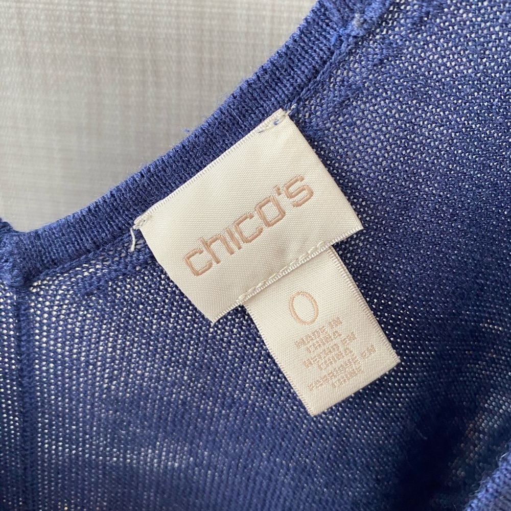 Chicos criss cross back sweater. - Picture 6 of 7